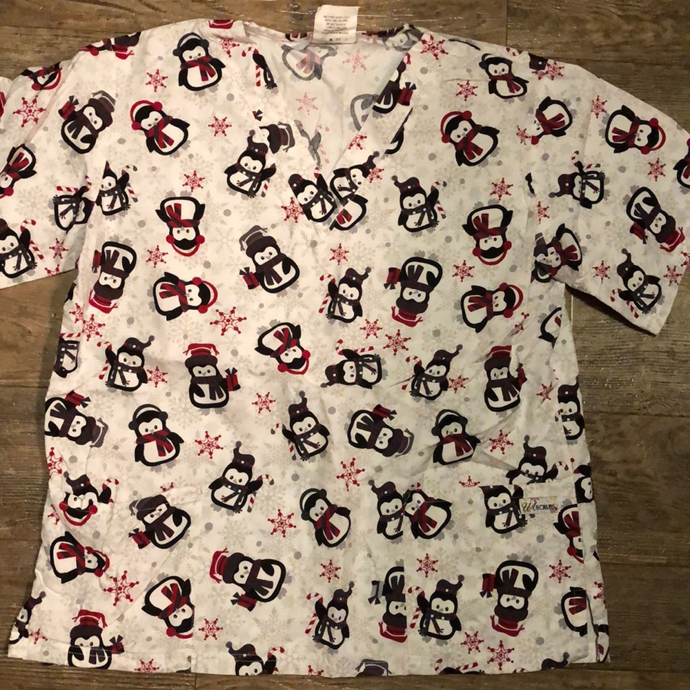 Winter scrub top